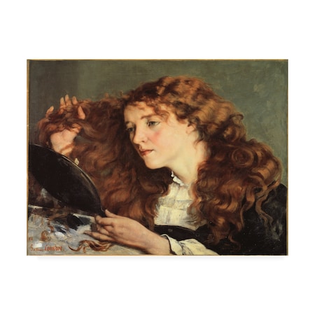 Gustave Courbet 'Jo, The Beautiful Irish Girl' Canvas Art,24x32